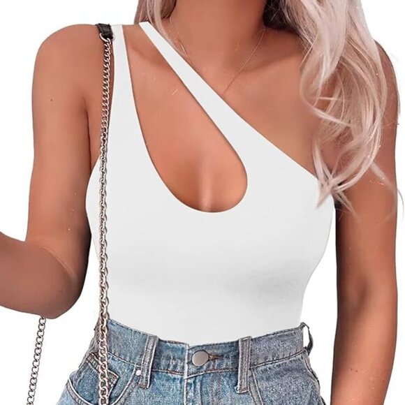 SAUNGKUAI Dresses & Skirts - One Shoulder Sleeveless